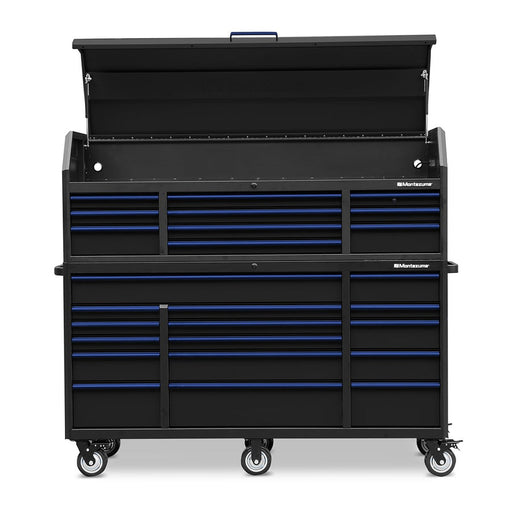 Montezuma 72 in x 24 in 26-Drawer Rolling Tool Chest and Cabinet Combo