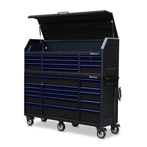 Montezuma Storage 72 in x 20 in 26-drawer tool chest and cabinet combo