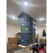 Smooth pulley system on Auxx attic lift