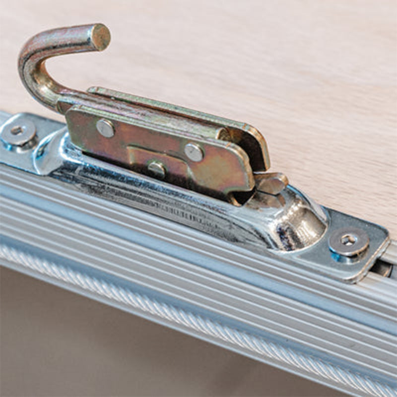 Space-saving overhead storage lift system