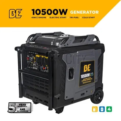 BE Power Equipment BE10500IT – 10,500 Watt Digital Inverter Generator