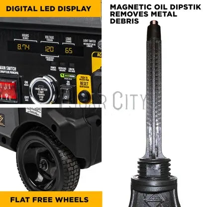 BE Power Equipment BE10500IT – 10,500 Watt Digital Inverter Generator