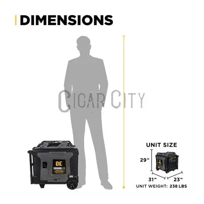 BE Power Equipment BE10500IT – 10,500 Watt Digital Inverter Generator