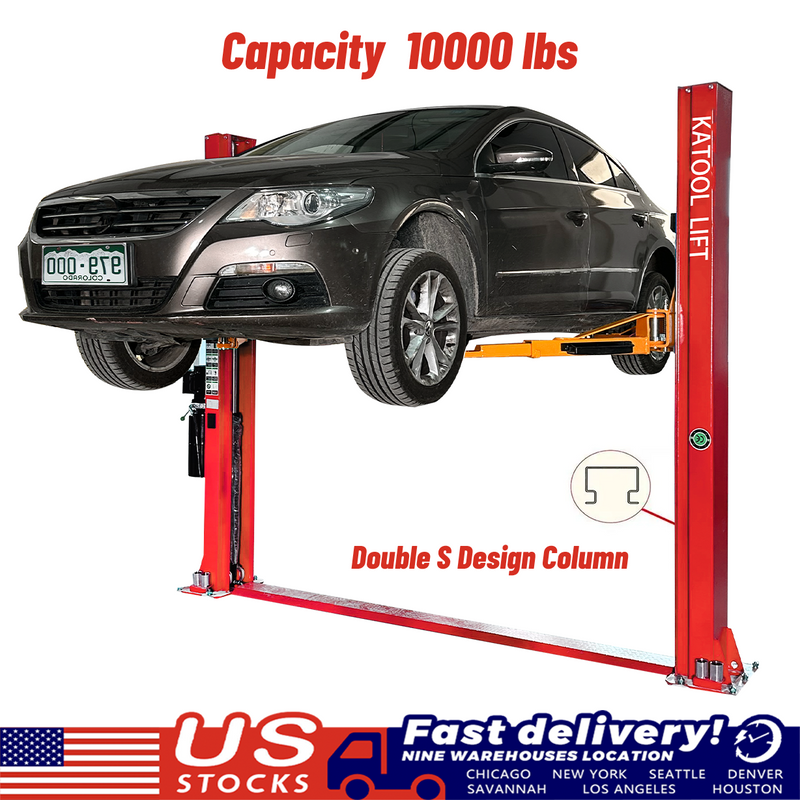 Katool KT-H100 Two Post Vehicle Lift 10,000lbs