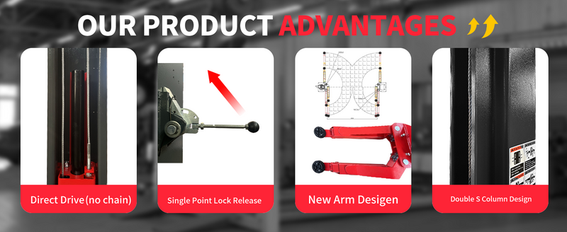 Katool KT-AS110D Asymmetric Car Lift 11,000 lbs.