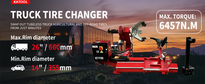 Katool KT-T160 Heavy Duty Truck Tire Changer Machine