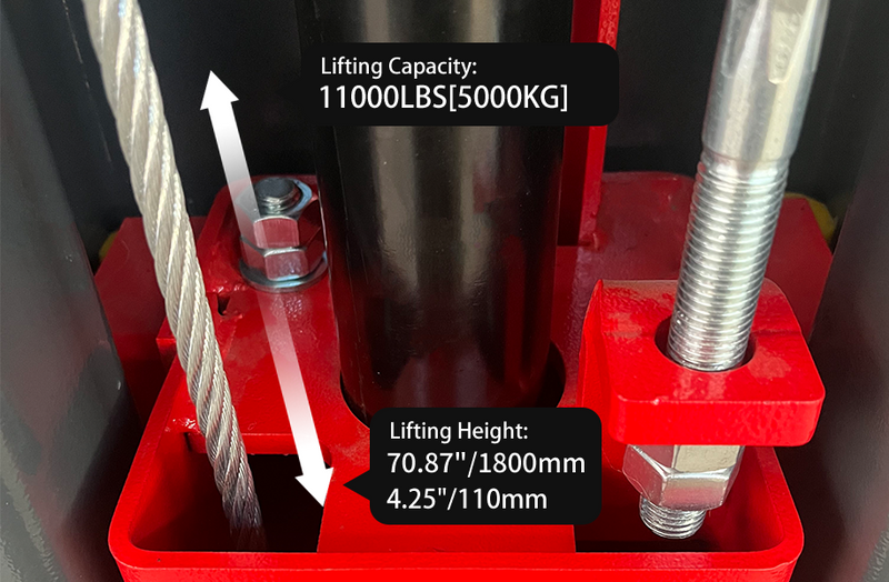 Katool KT-AM120SD Asymmetric Two Post Car Lift 12,000 lbs.