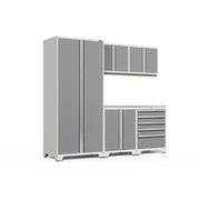 6 Piece Pro Series set with lockers, wall and base cabinets