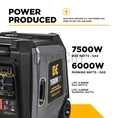 BE7500ID 7,500 W Dual-Fuel Digital Inverter Generator
