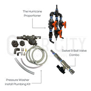 Commercial 8GPM Softwash & Pressure Washer Rig Kit