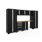 Bold Series 8 Piece cabinet system with lockers and worktop
