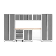 Bold Series 8 Piece cabinets with adjustable shelves and storage space