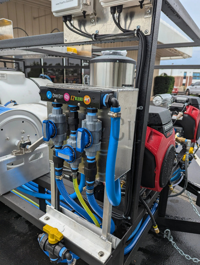 Dominator 6x12 Dual 8GPM Hot Water Pressure Washing and 12v Softwash Trailer