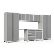 Fully lockable NewAge garage storage system 8 piece