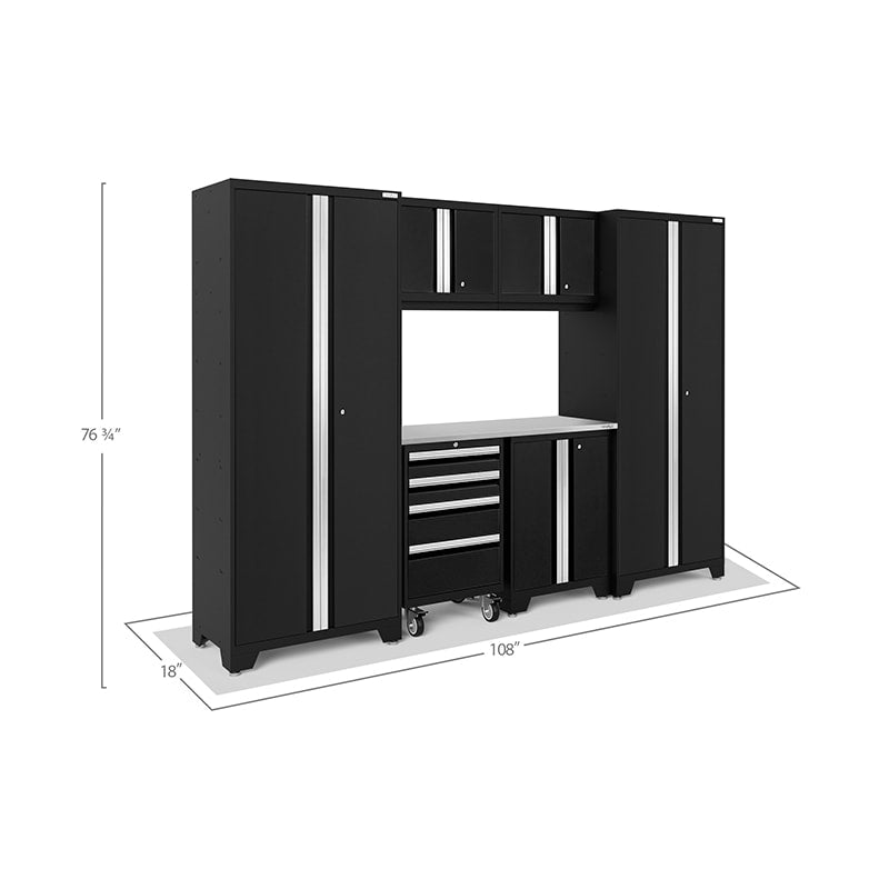 Integrated handles on NewAge Bold Series cabinets