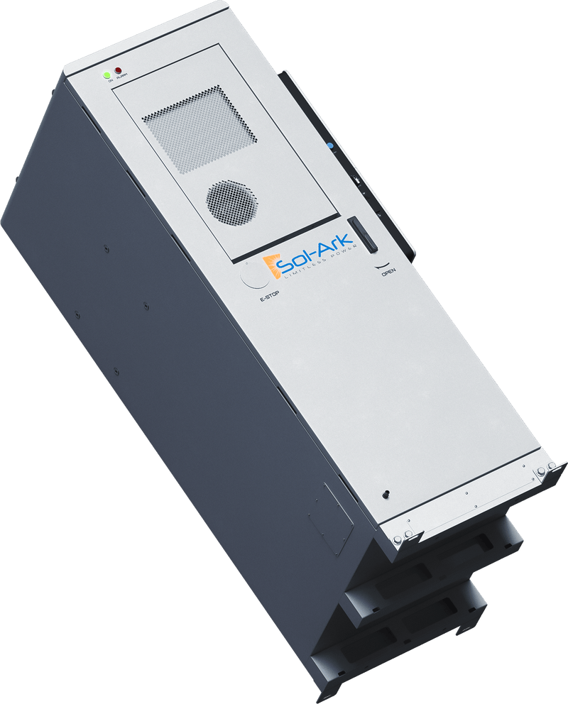 Commercial 240KW Solar Array - 3 Phase 480V Solar Kit + 4x 60K 480V Sol-Ark Inverter + 4x 60KW Sol-Ark OUTDOOR Lithium Battery +242KW Solar with Ground Mount and Wiring