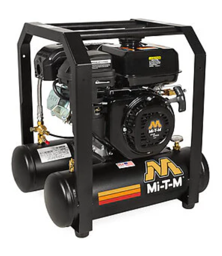 Mi-T-M 5-Gallon Single Stage Gasoline Air Compressor AM1-HM04-05M | Garage Outpost