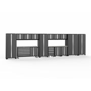 Mobile 62-inch project center with casters and side handle