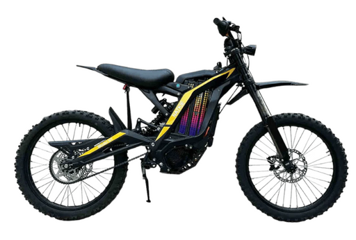 Black and yellow Natkie N1 Electric Dirt Bike