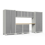 NewAge Pro Series 8 Piece cabinet set installed in workshop