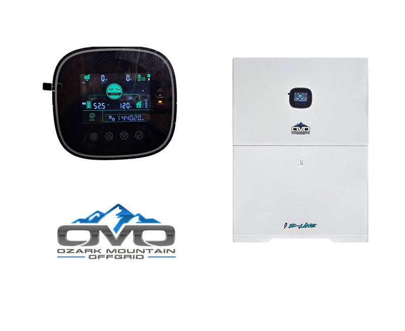 OMO E-Line Inverter + 10.24KW OMO E-Line Lithium Battery