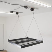 Overhead storage solution for garage organization