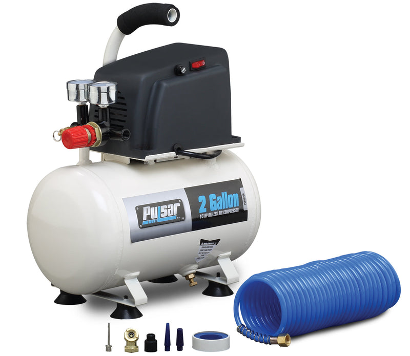 Pulsar 2 Gallon Horizontal Electric Air Compressor