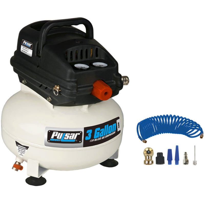 Pulsar 3 Gallon Pancake Electric Air Compressor