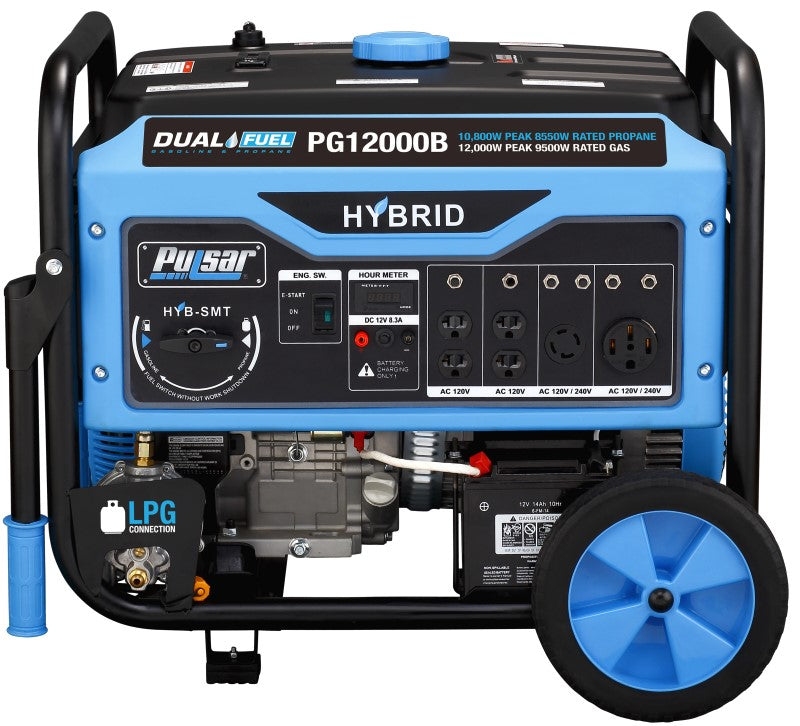 Pulsar 12,000 Watt Dual-Fuel Portable Generator