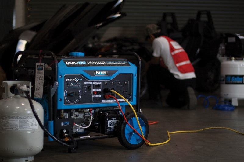 Pulsar 12,000 Watt Dual-Fuel Portable Generator