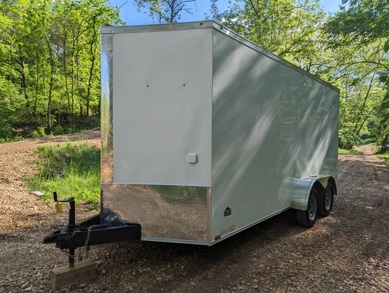 16' Enclosed SOLAR POWERED Offgrid Self-Sufficient Trailer BASE MODEL