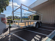 Dual 3500lb axles on Alcom open trailer