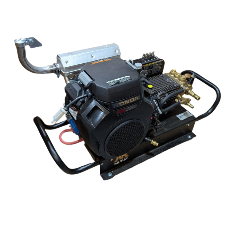 Mi-T-M CTM-3508-H6G0M Pressure Washer – Pump and Frame Close-Up