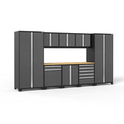 Pro Series 9 Piece cabinet system with lockers and worktop