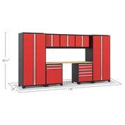 Professional-grade garage storage system by NewAge