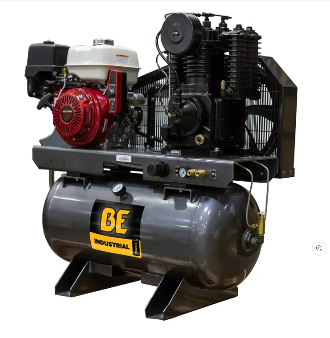 Portable Heavy-Duty 30-Gallon Air Compressor Generator for Contractors