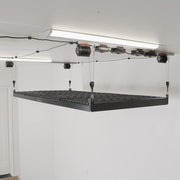 SmarterHome lift storing seasonal gear overhead
