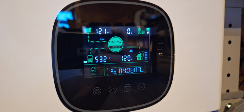 4.4KW OMO All-In-One Customizable Stacking Inverter/Battery System 120/240 11000W Total Inverter Output + 25.6K Lithium Battery + 4.4KW Solar Roof Mount