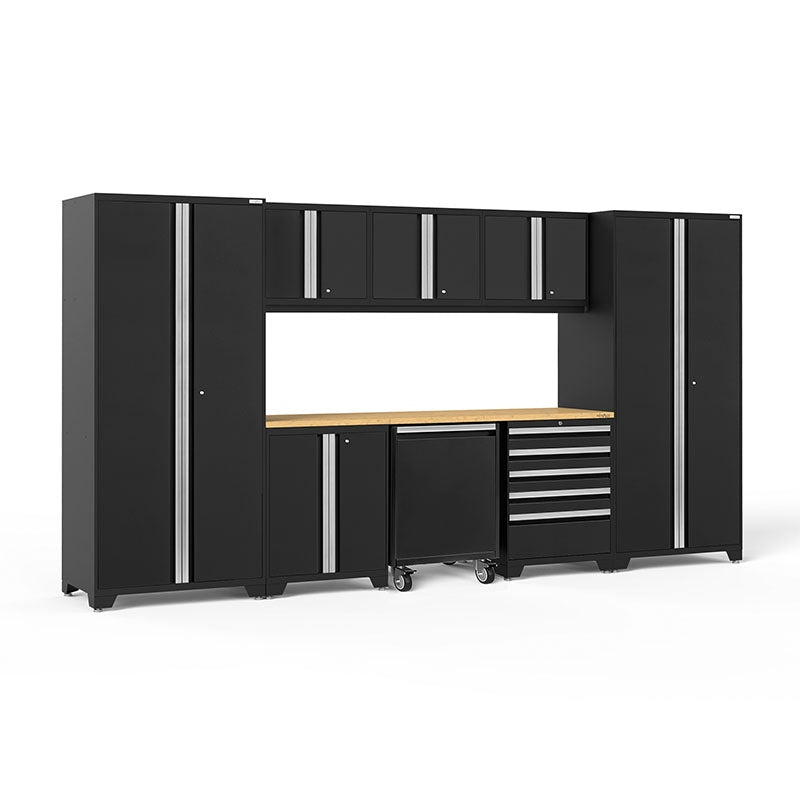 Stainless steel worktop option with NewAge Pro Series cabinets