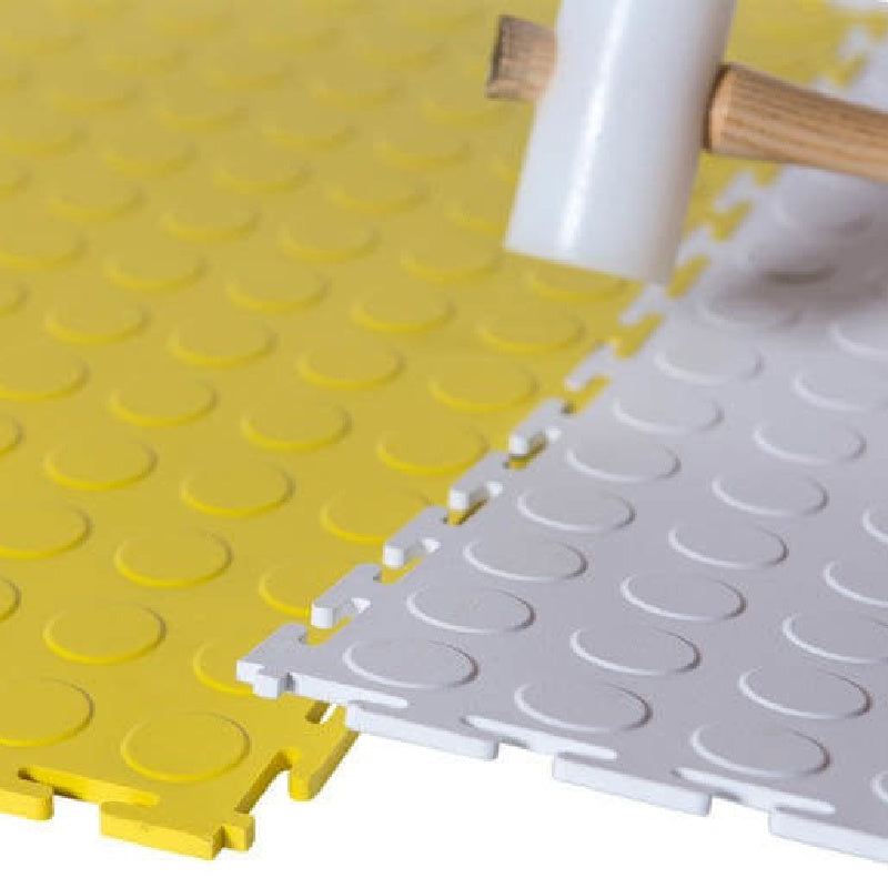 SupraTile Coin Pattern PVC Garage Floor Tiles