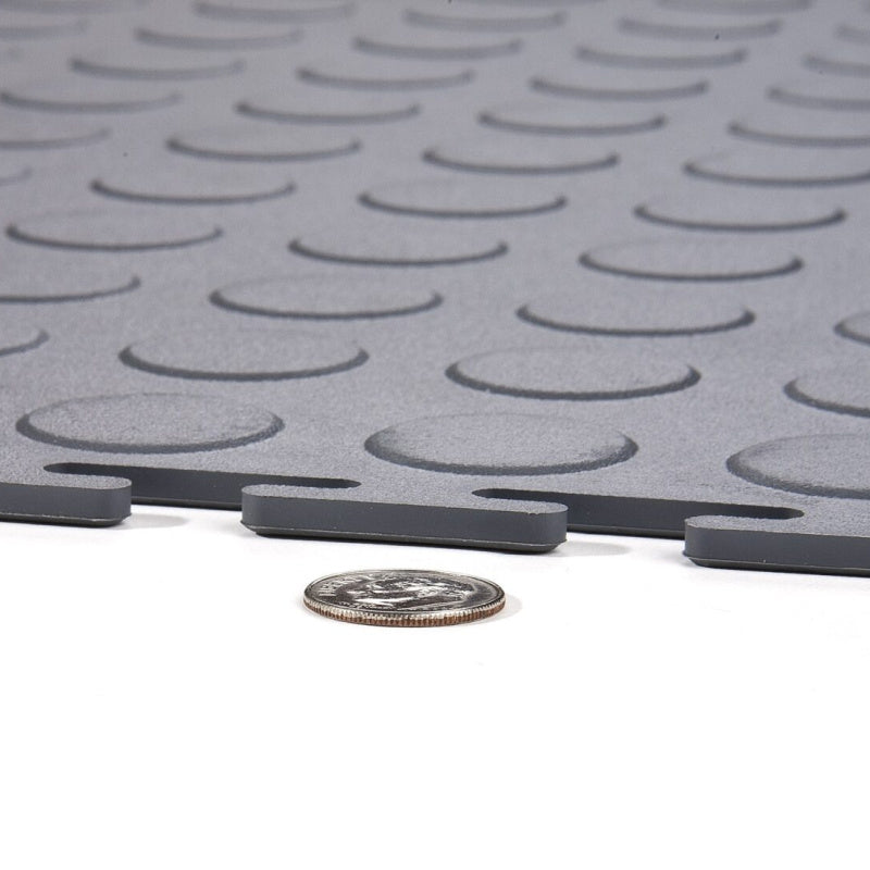 SupraTile Coin Pattern PVC Garage Floor Tiles