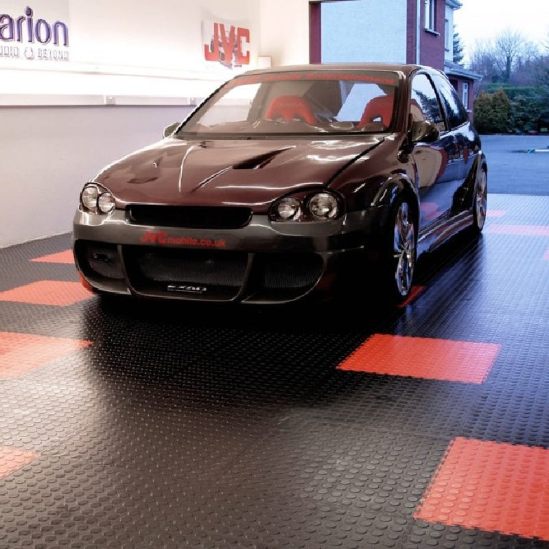 SupraTile Coin Pattern PVC Garage Floor Tiles