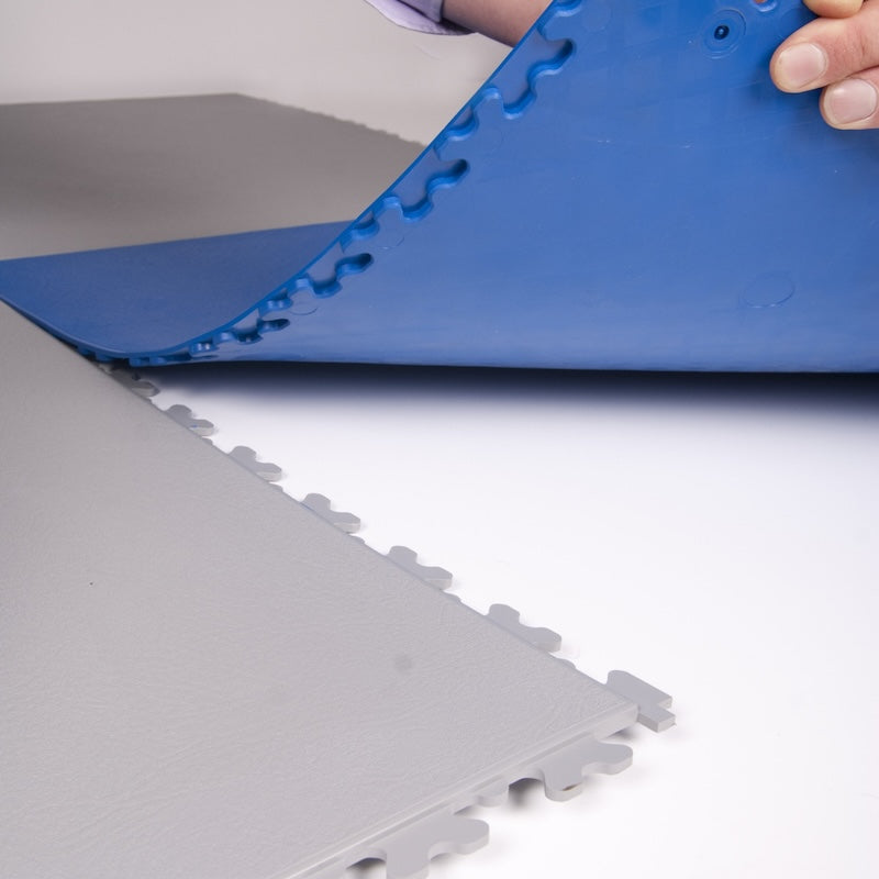 SupraTile Leather Finish PVC Garage Flooring Tiles