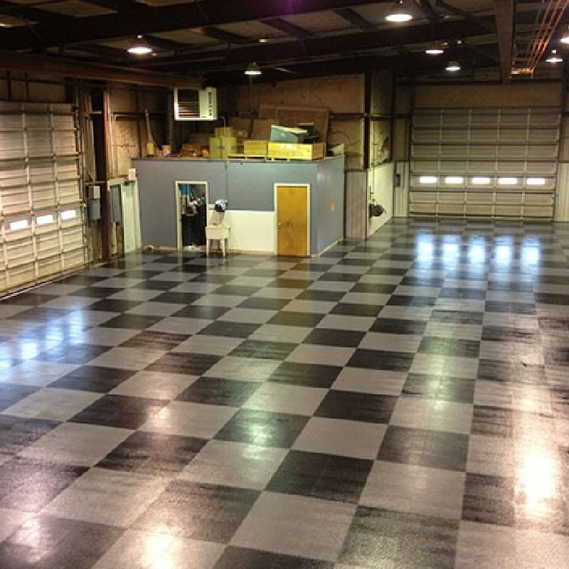 SupraTile Leather Finish PVC Garage Flooring Tiles