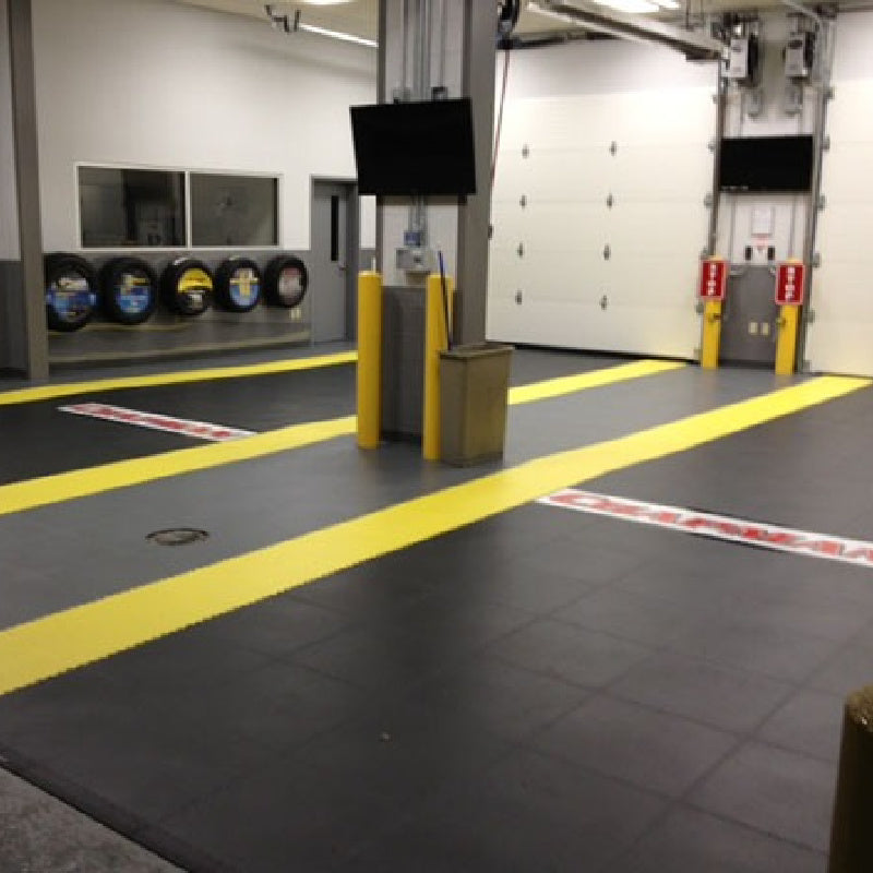 SupraTile Leather Finish PVC Garage Flooring Tiles