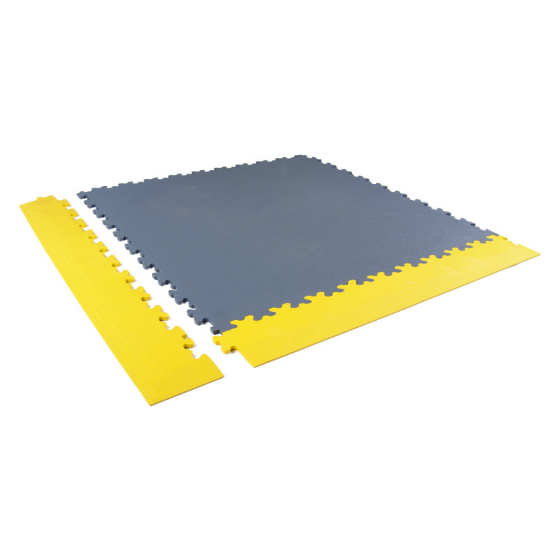 SupraTile Interlocking PVC Edges And Corners For Garage Flooring Tiles