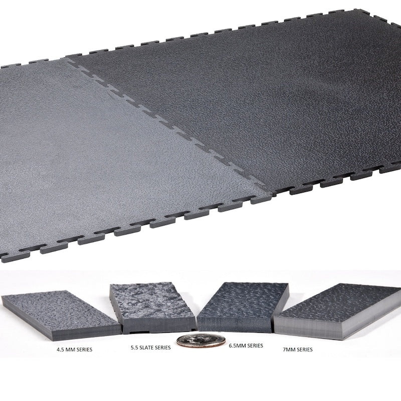 SupraTile Textured PVC Garage Flooring Tiles
