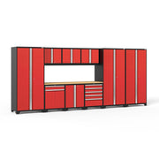 Wall cabinets and lockers from NewAge Pro Series storage system