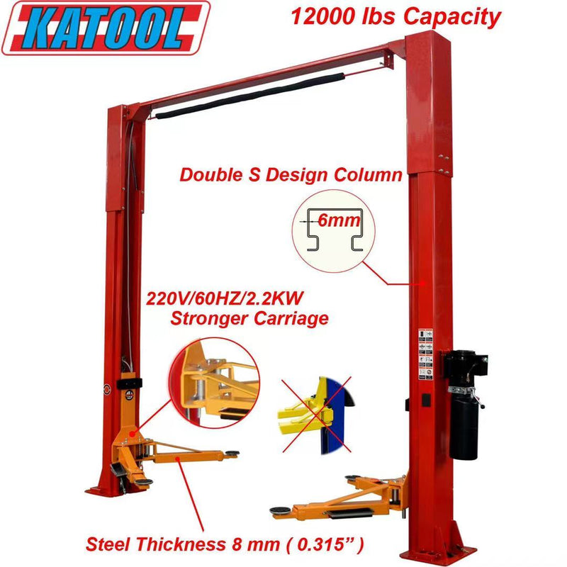Katool KT-M120 Two-Post Lift 12,000 lbs.