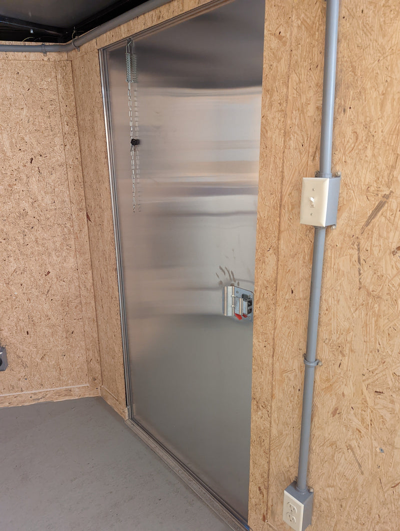 16' Expanded Model Enclosed SOLAR POWERED Offgrid Self-Sufficient Trailer - BASE MODEL w Expanded 10K Split Phase 120V/240V OMO E-Line Inverter + 10.24kWh OMO E-Line Lithium Battery
